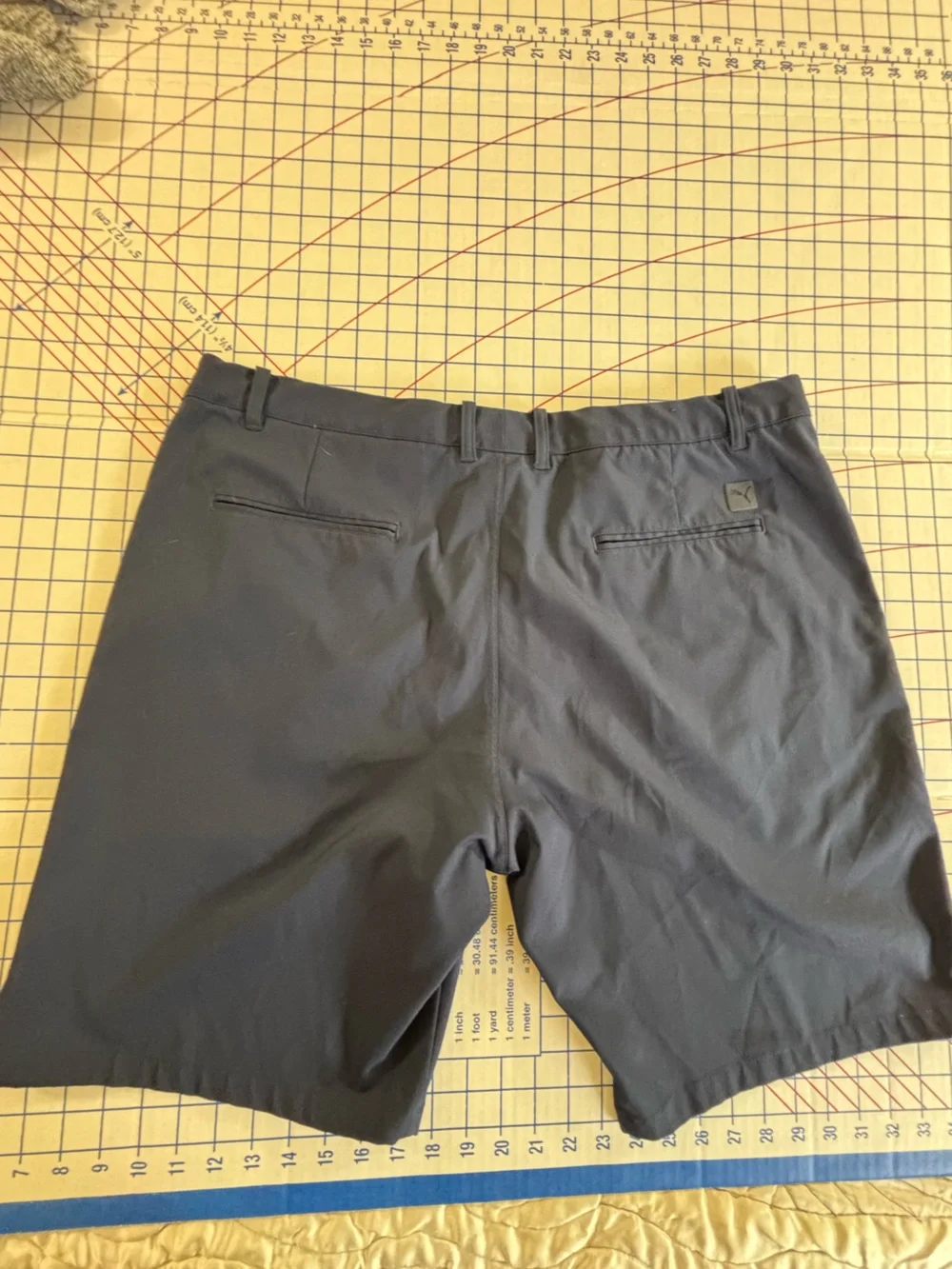 Puma Golf Performance Fit Flexible Flat Front Navy Golf Shorts